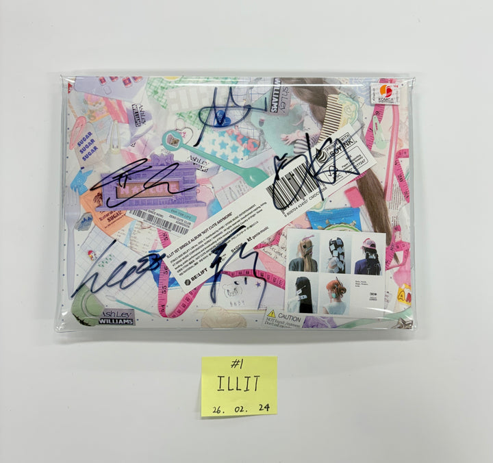 ILLIT "NOT CUTE ANYMORE"  - Hand Autographed(Signed) Promo Album [26.02.24]