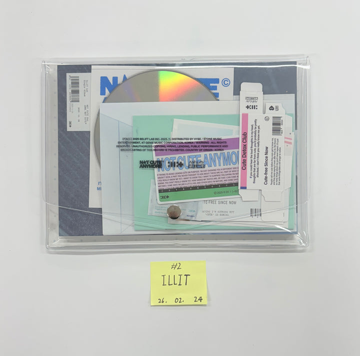 ILLIT "NOT CUTE ANYMORE"  - Hand Autographed(Signed) Promo Album [26.02.24]