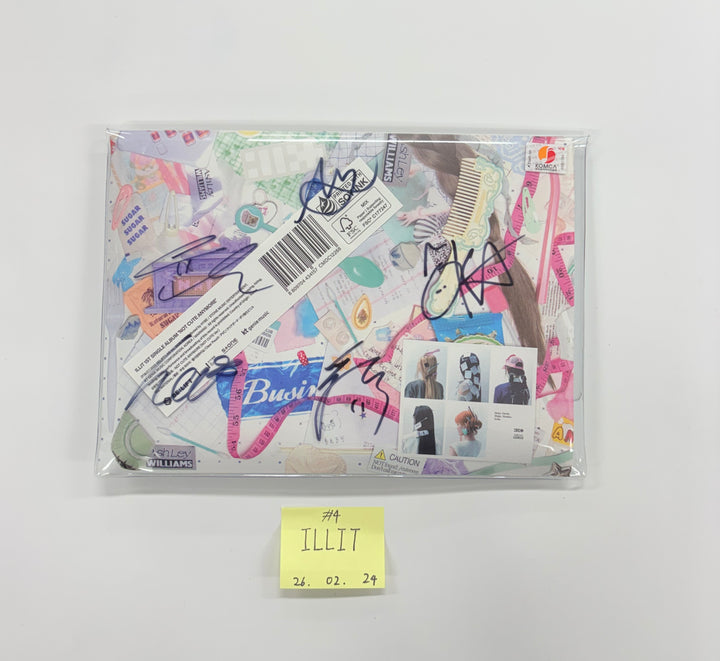ILLIT "NOT CUTE ANYMORE"  - Hand Autographed(Signed) Promo Album [26.02.24]