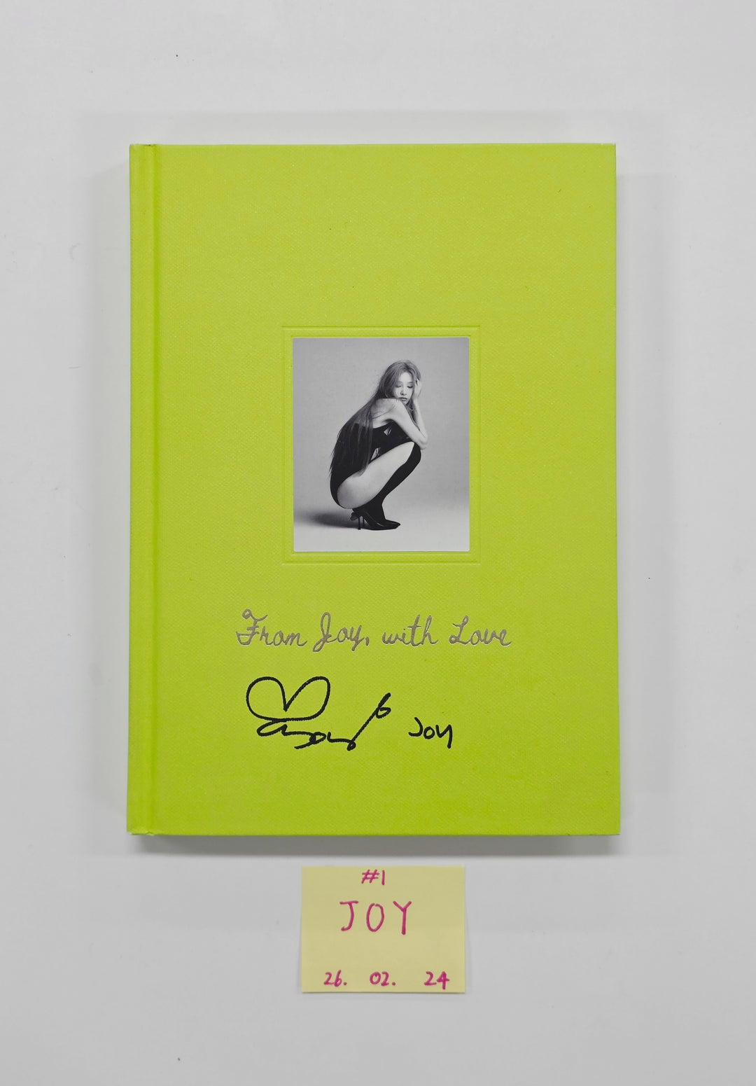 JOY (of Red Velvet) "From JOY, with Love" - Hand Autograhped(Signed) Promo Album [26.02.24]