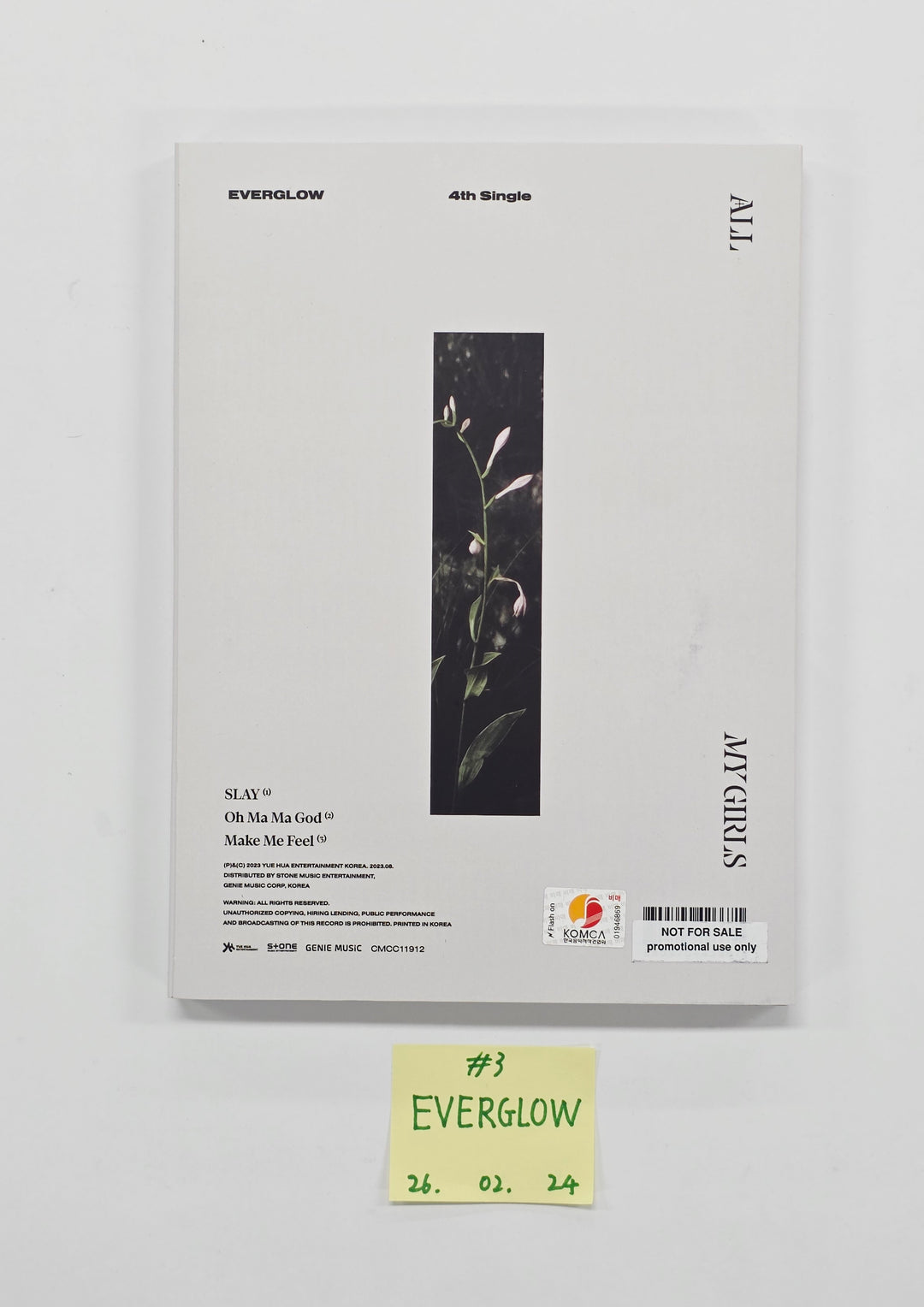 Everglow "ZOMBIE", Everglow "Return of the girl", Everglow "LAST MELODY" - Hand Autographed(Signed) Promo Album [26.02.24]
