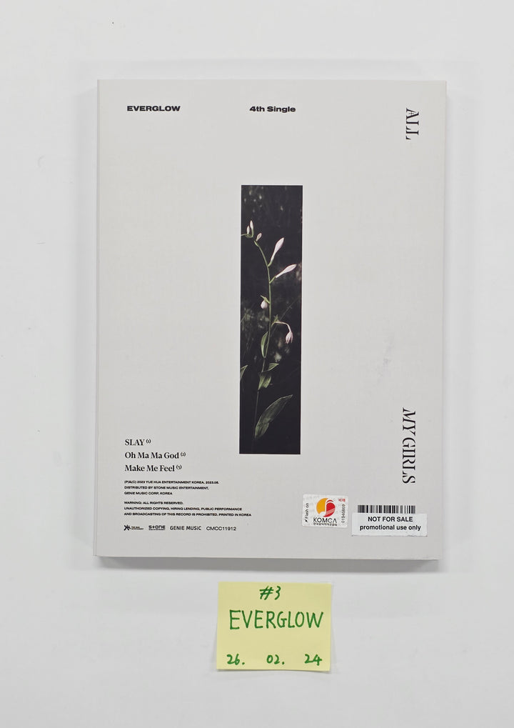 Everglow "ZOMBIE", Everglow "Return of the girl", Everglow "LAST MELODY" - Hand Autographed(Signed) Promo Album [26.02.24]