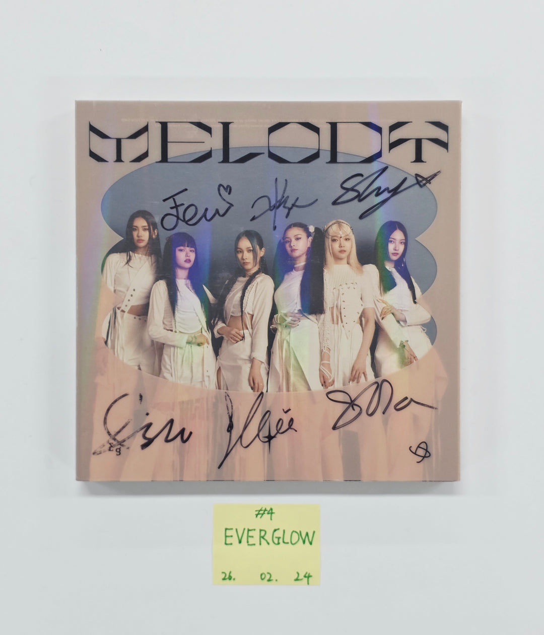 Everglow "ZOMBIE", Everglow "Return of the girl", Everglow "LAST MELODY" - Hand Autographed(Signed) Promo Album [26.02.24]