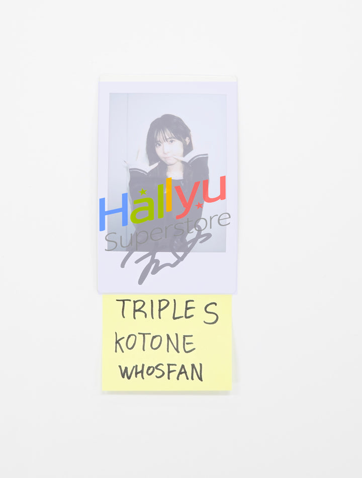 Kotone (of TripleS) - Hand Autographed(Signed) Polaroid [26.02.25]
