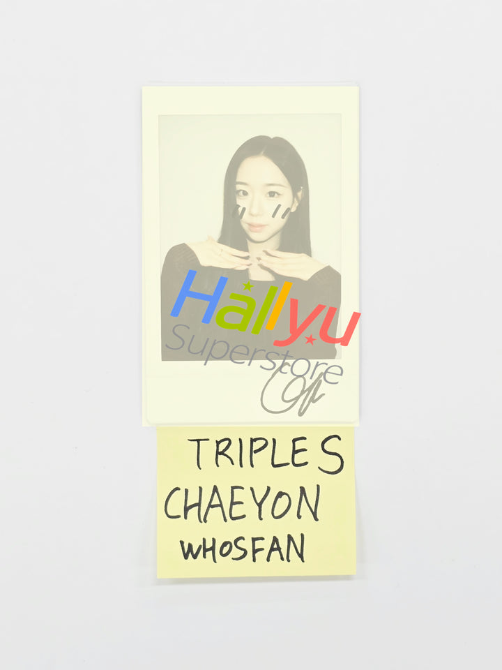 CHAEYEON (of TripleS) - Hand Autographed(Signed) Polaroid [26.02.25]