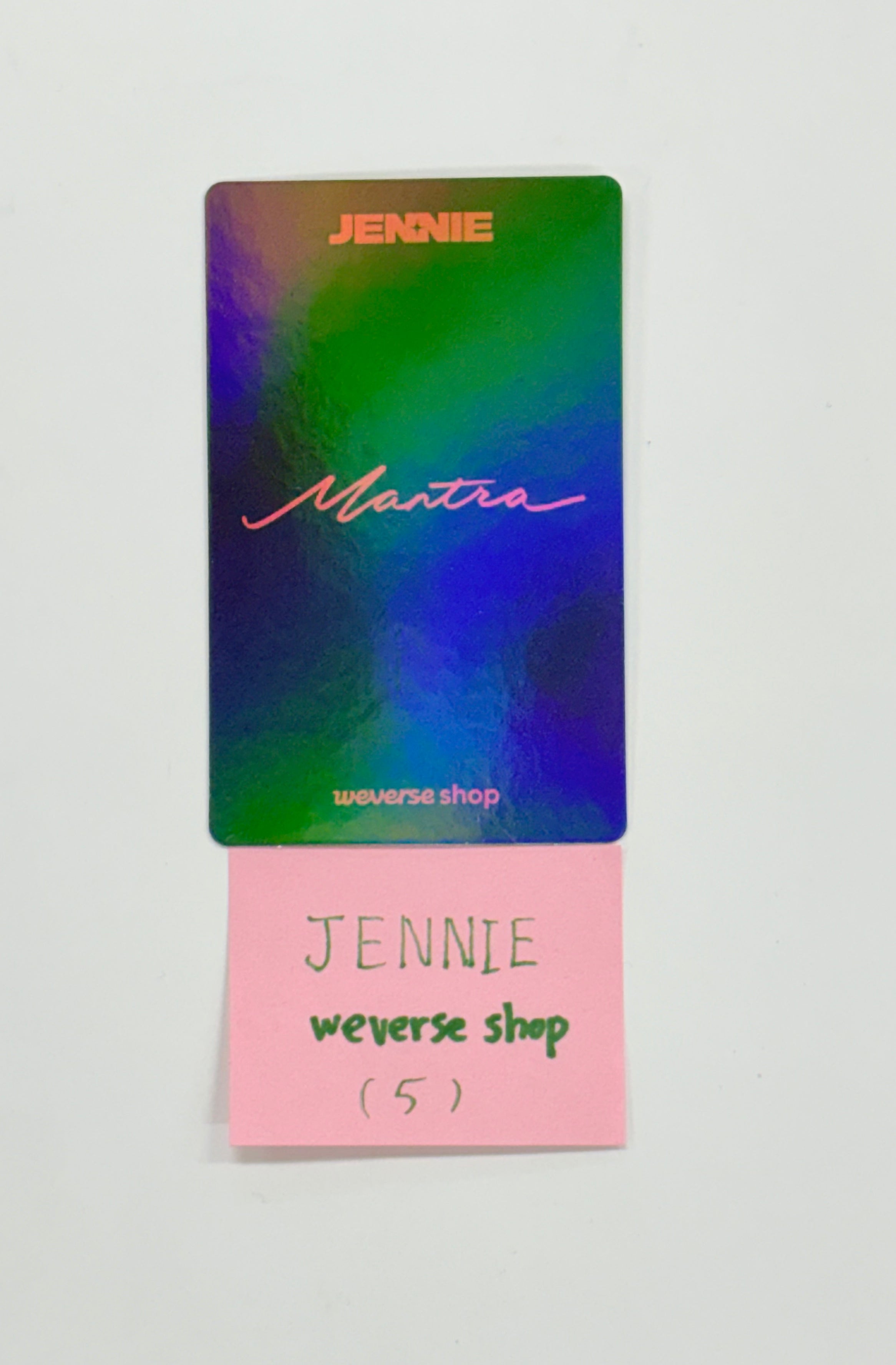 Jennie (of Black Pink) 