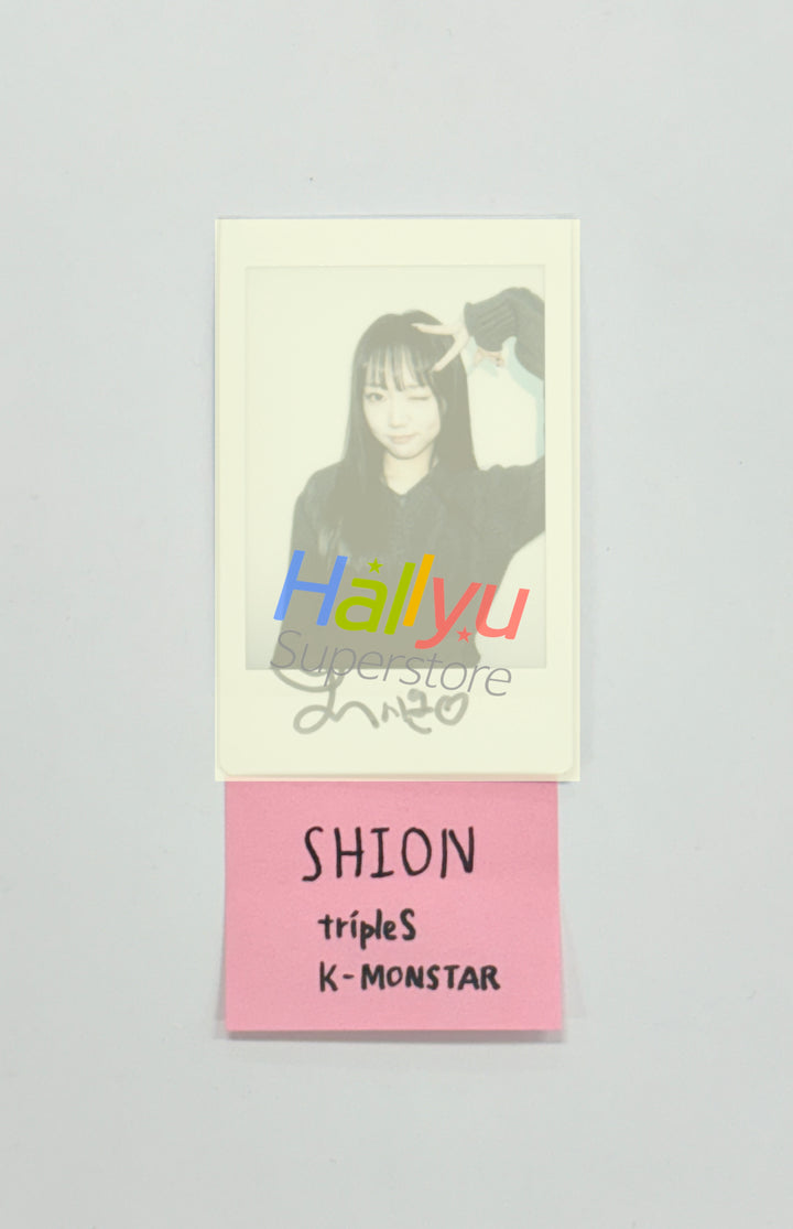 SHION (of TripleS) - Hand Autographed(Signed) Polaroid [26.02.26]
