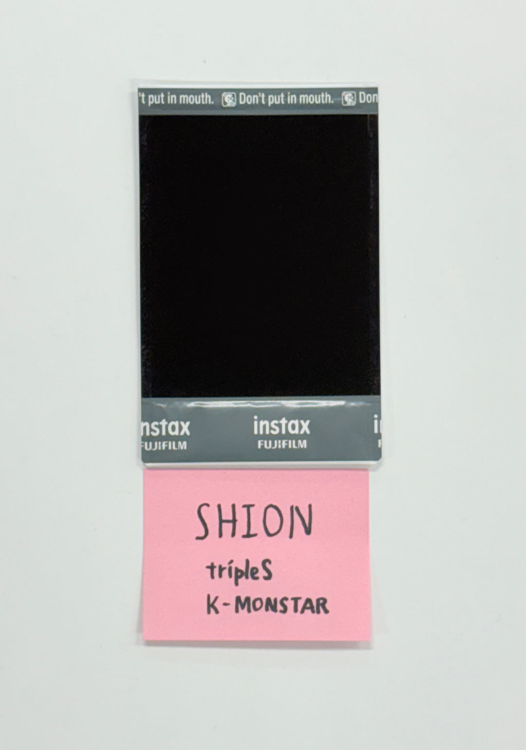 SHION (of TripleS) - Hand Autographed(Signed) Polaroid [26.02.26]
