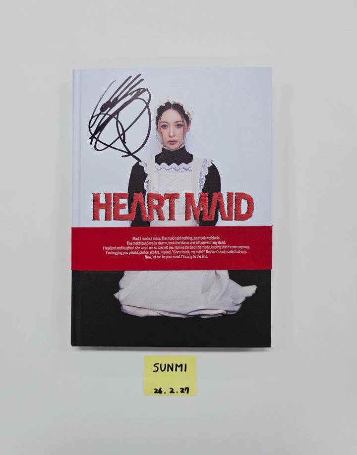 SUNMI "HEART MAID" - Hand Autographed(Signed) Promo Album [26.02.27]