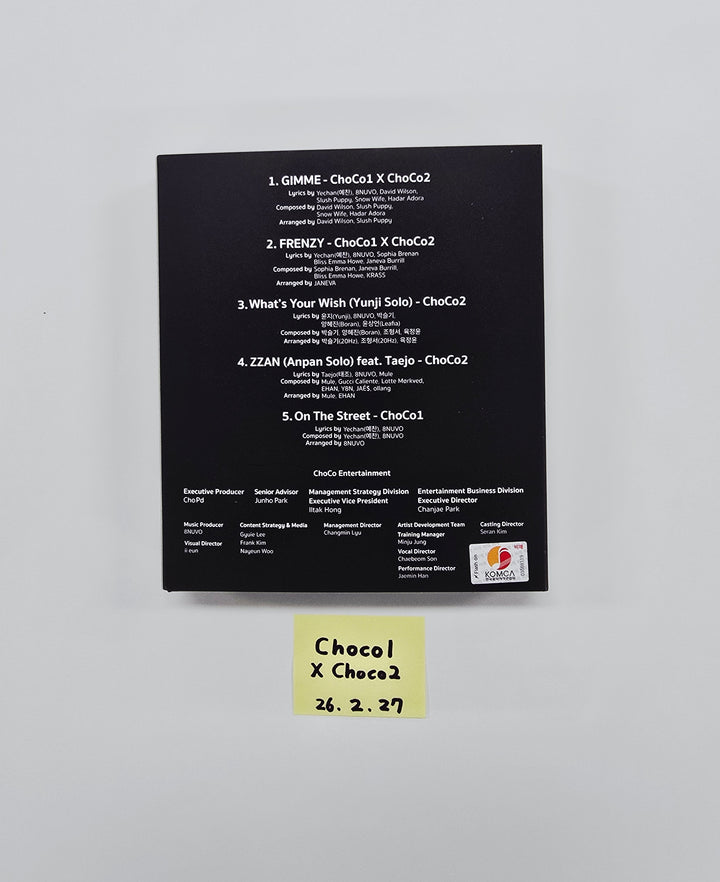 Choco1 X Choco2 "ChoCo La Familia" - Hand Autographed(Signed) Promo Album [26.02.27]