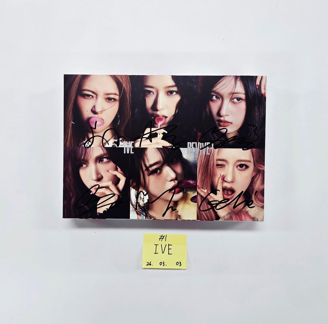 IVE "REVIVE+" - Hand Autographed(Signed) Promo Album [26.03.03]