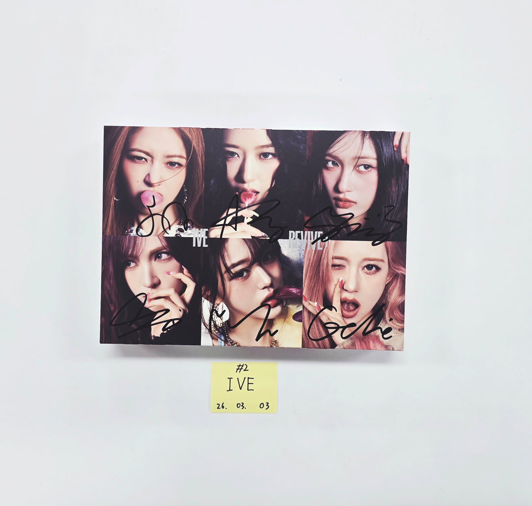 IVE "REVIVE+" - Hand Autographed(Signed) Promo Album [26.03.03]