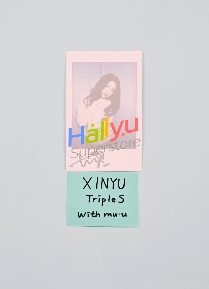 XINYU (of TripleS) - Hand Autographed(Signed) Polaroid [26.03.03]