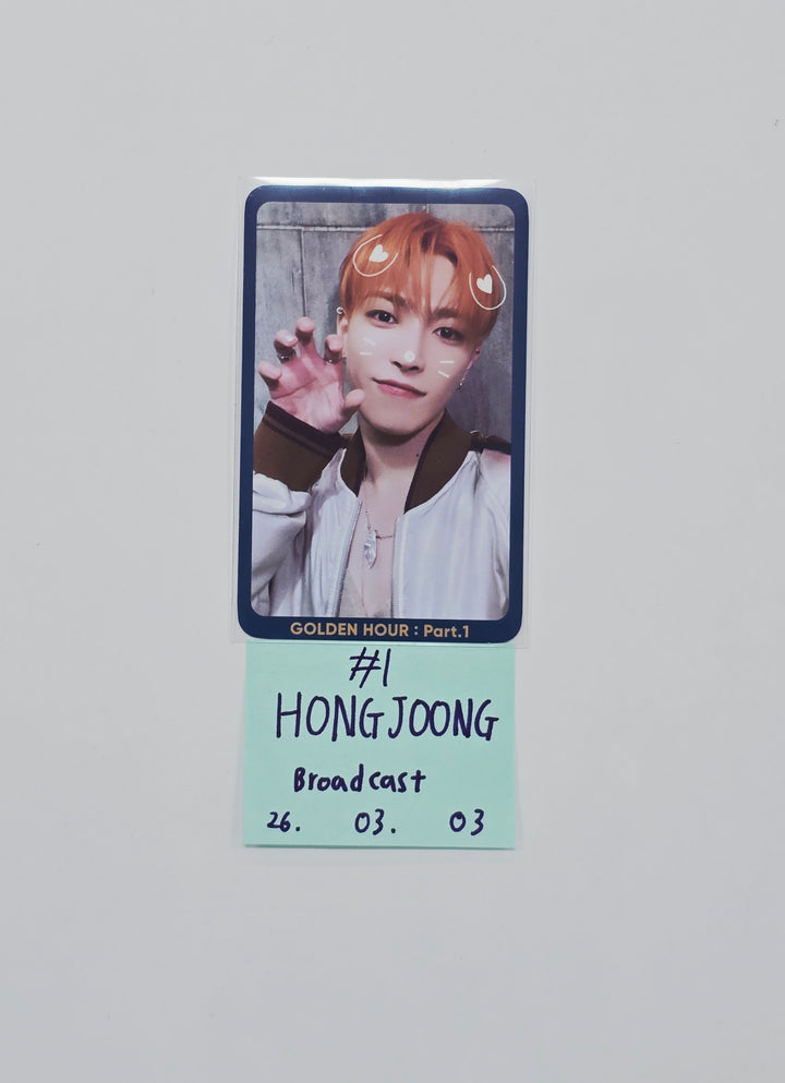 ATEEZ "GOLDEN HOUR : Part.1" - Broadcast Photocard [26.03.03]