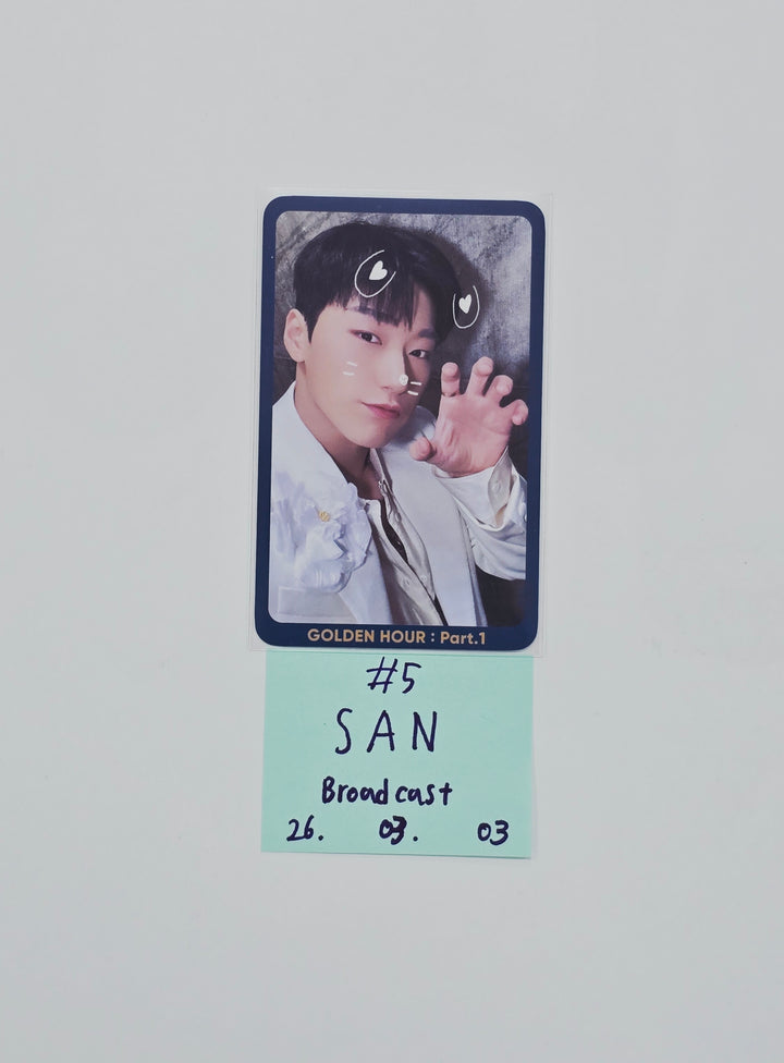 ATEEZ "GOLDEN HOUR : Part.1" - Broadcast Photocard [26.03.03]