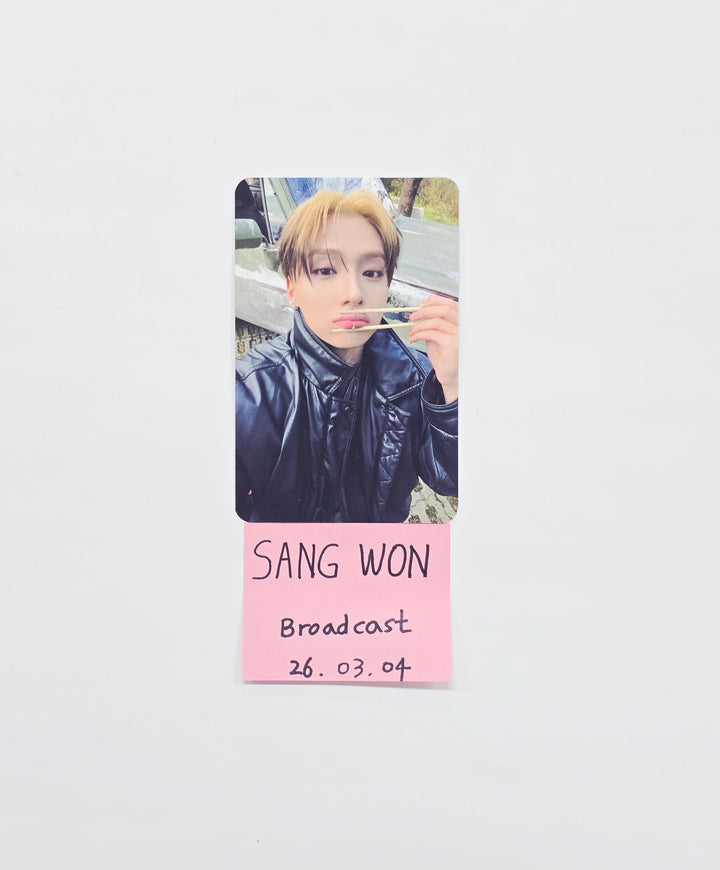 SANGWON (of ALPHA DRIVE ONE) "EUPHORIA" - Broadcast Photocard [26.03.04]