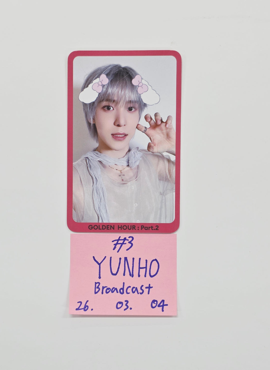 ATEEZ "GOLDEN HOUR : Part.2" - Broadcast Photocard [26.03.04]