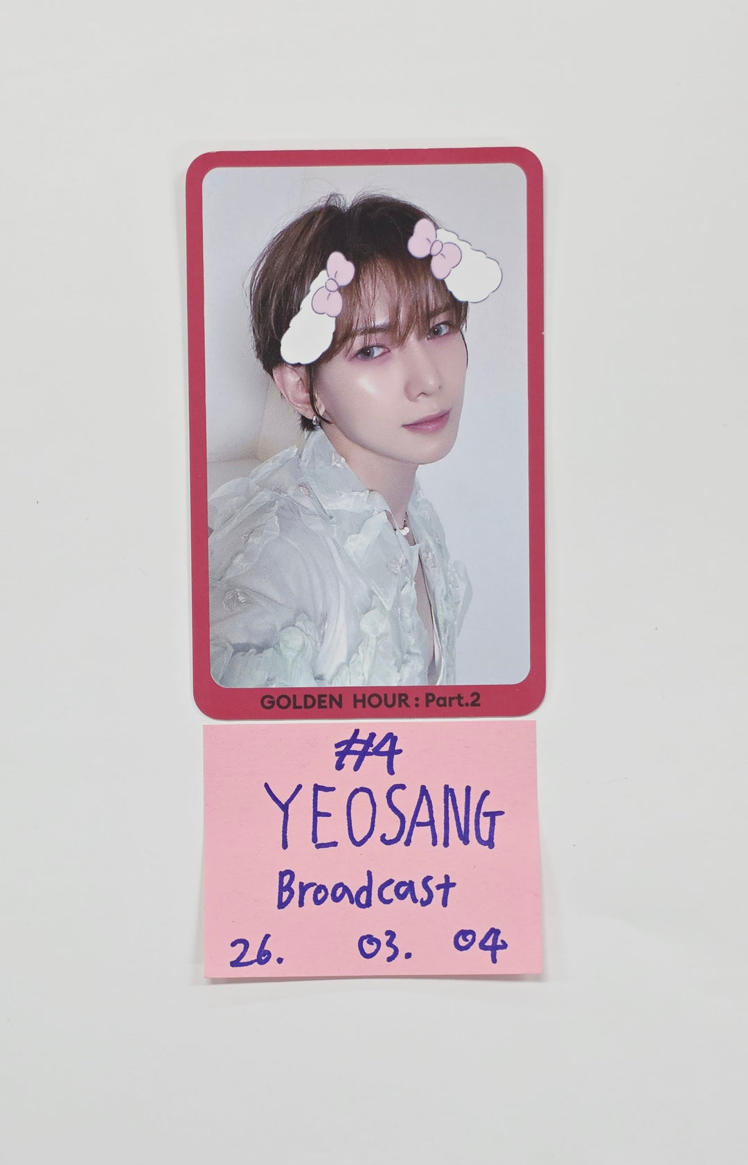 ATEEZ "GOLDEN HOUR : Part.2" - Broadcast Photocard [26.03.04]