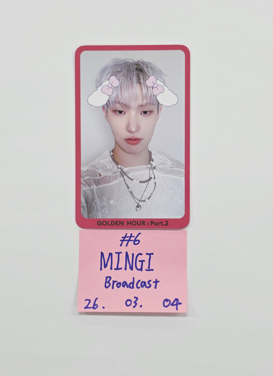ATEEZ "GOLDEN HOUR : Part.2" - Broadcast Photocard [26.03.04]