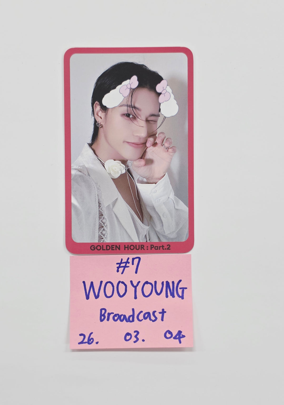 ATEEZ "GOLDEN HOUR : Part.2" - Broadcast Photocard [26.03.04]