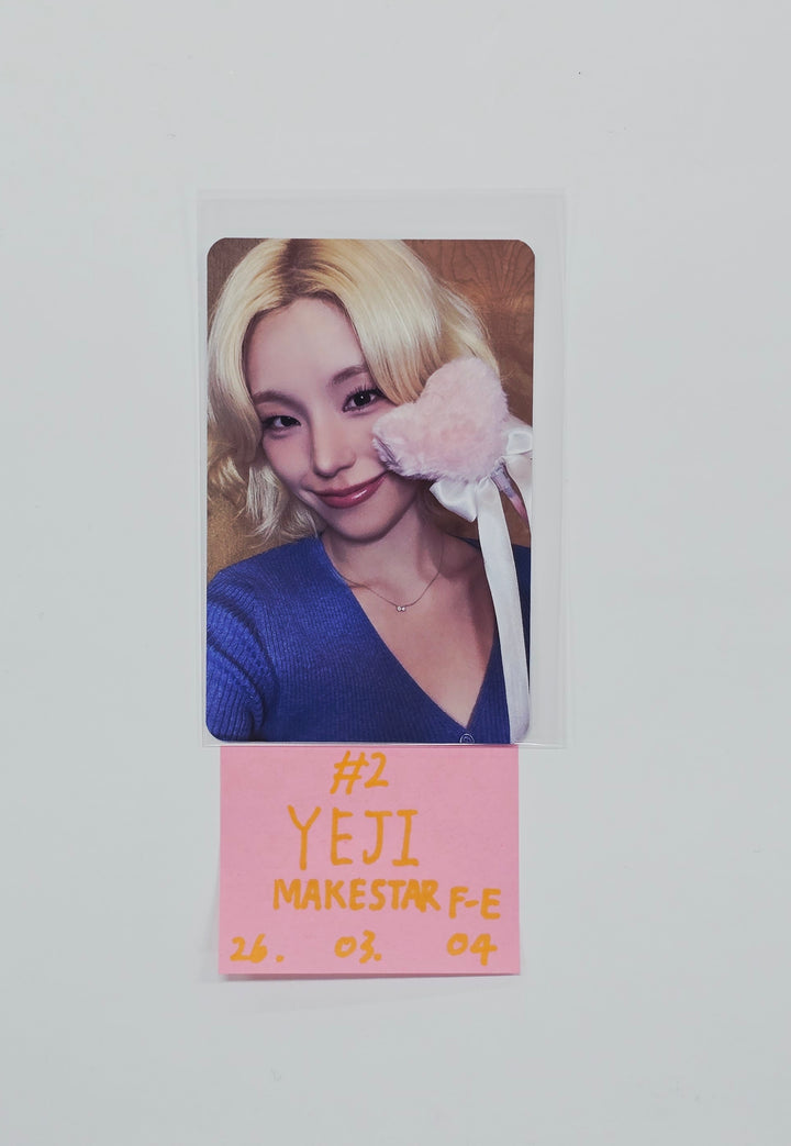 ITZY "TUNNEL VISION" - Makestar Fansign Event Photocard R8 (POCAALBUM Ver.) [26.03.04]