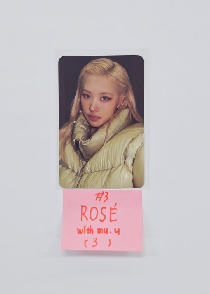 Black Pink "DEADLINE" - Withmuu Pre-Order Benefit Photocard, Postcard (SILVER Ver.) [26.03.04]