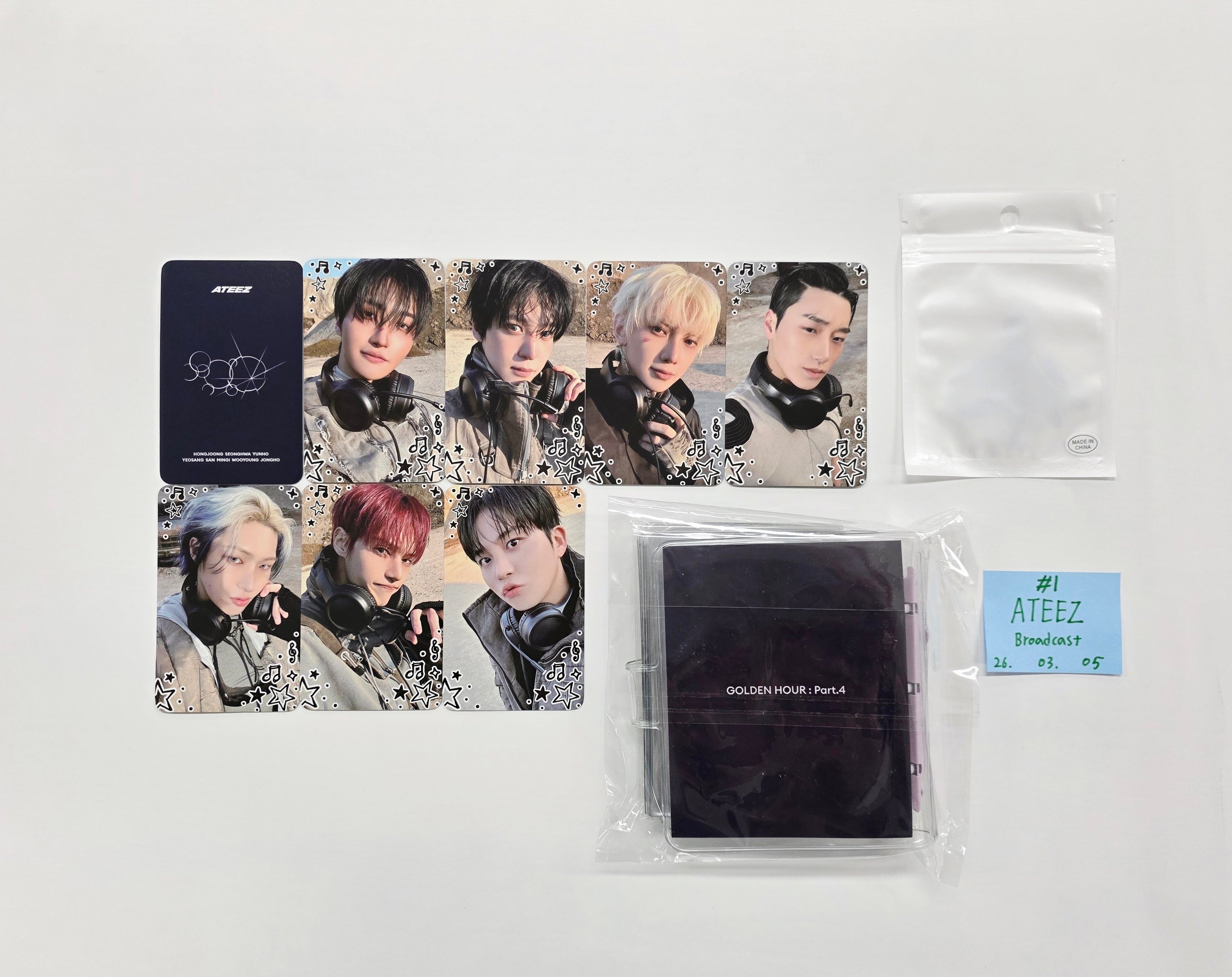 ATEEZ トレカ GOLDEN HOUR:Part.4 ユニバ 特典 コンプ ATEEZ [ゴールデンアワー:パート.4] フォトカードPC HMV