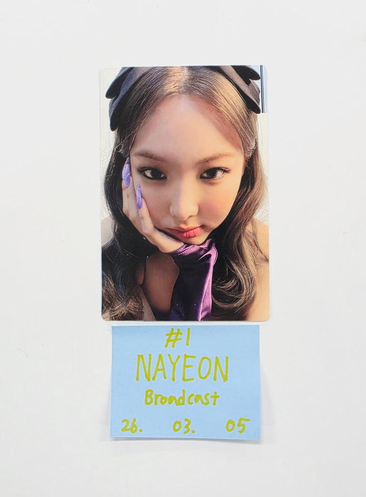 Nayeon (of Twice) "IM NAYEON" - Broadcast Photocard [26.03.05]