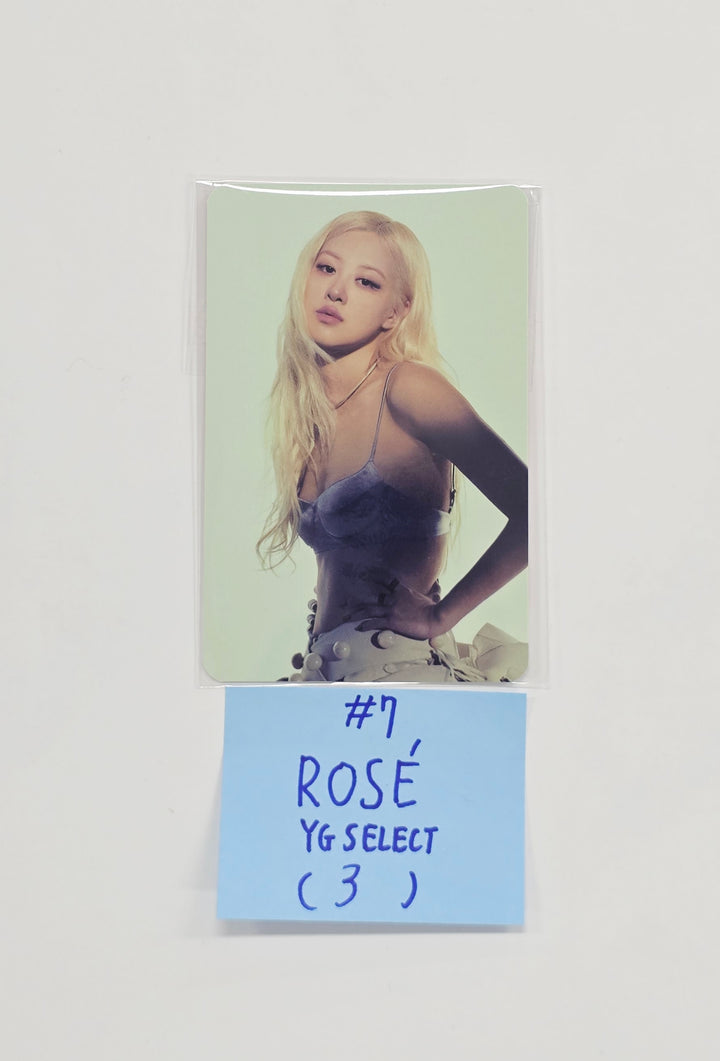 Black Pink "DEADLINE" - YG Select Pre-Order Benefit Photocard (GRAY Ver.) [26.03.05]