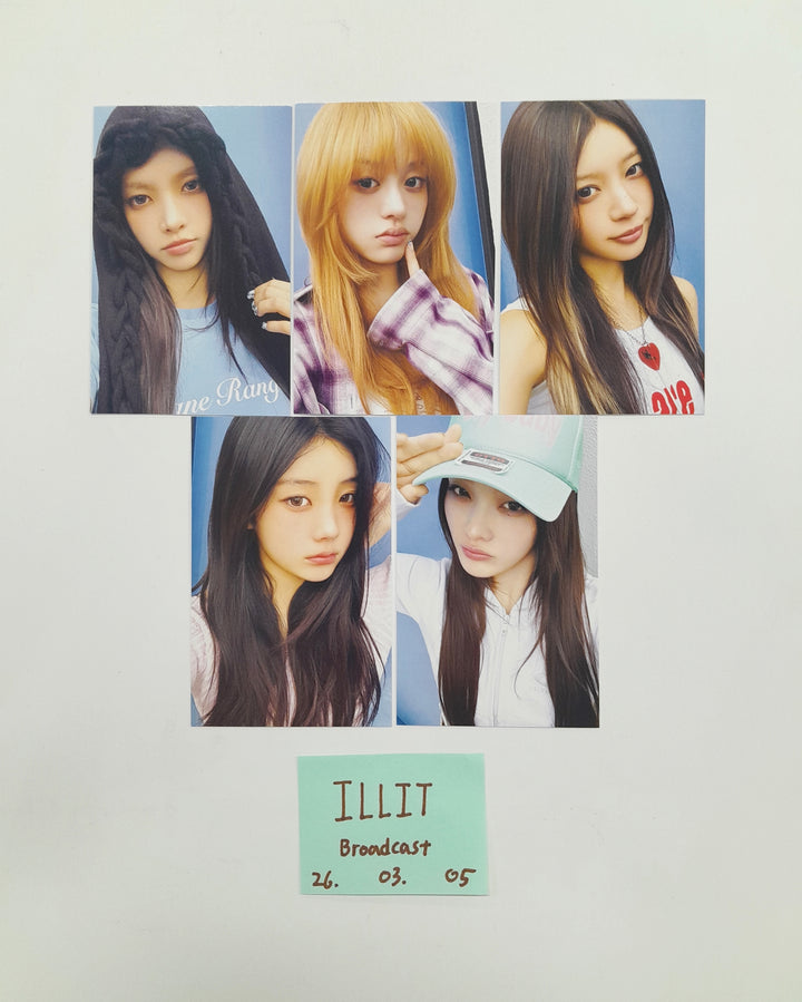 ILLIT "NOT CUTE ANYMORE" - Broadcast Photocard Set (5ea) [26.03.06]
