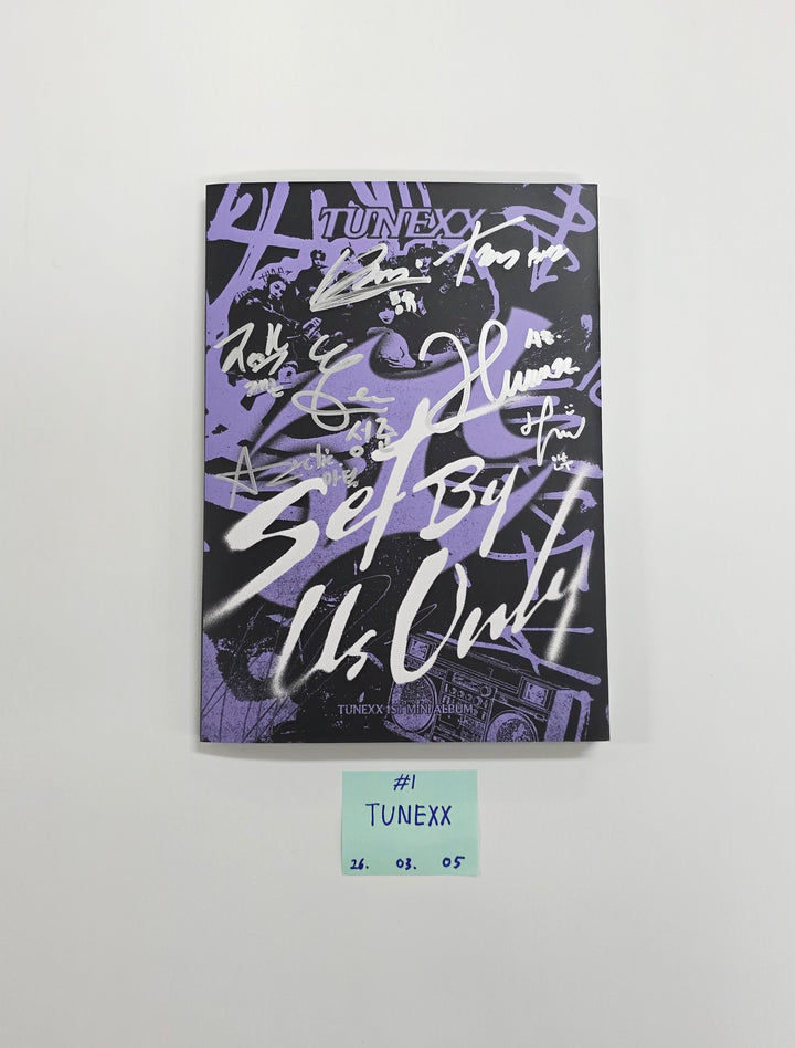 TUNEXX "SET BY US ONLY" - Hand Autographed(Signed) Promo Album [26.03.06]