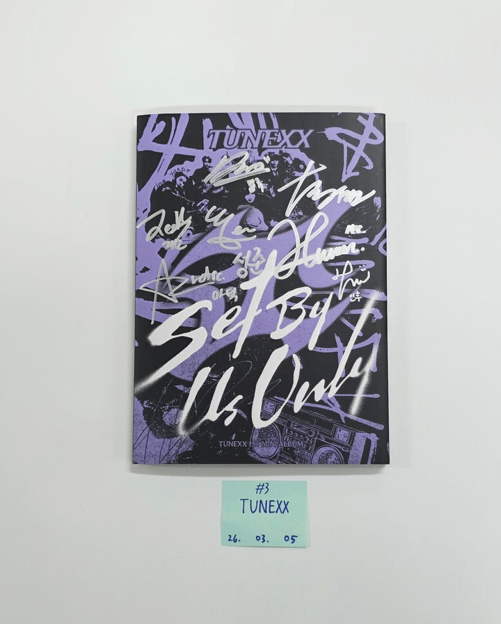 TUNEXX "SET BY US ONLY" - Hand Autographed(Signed) Promo Album [26.03.06]