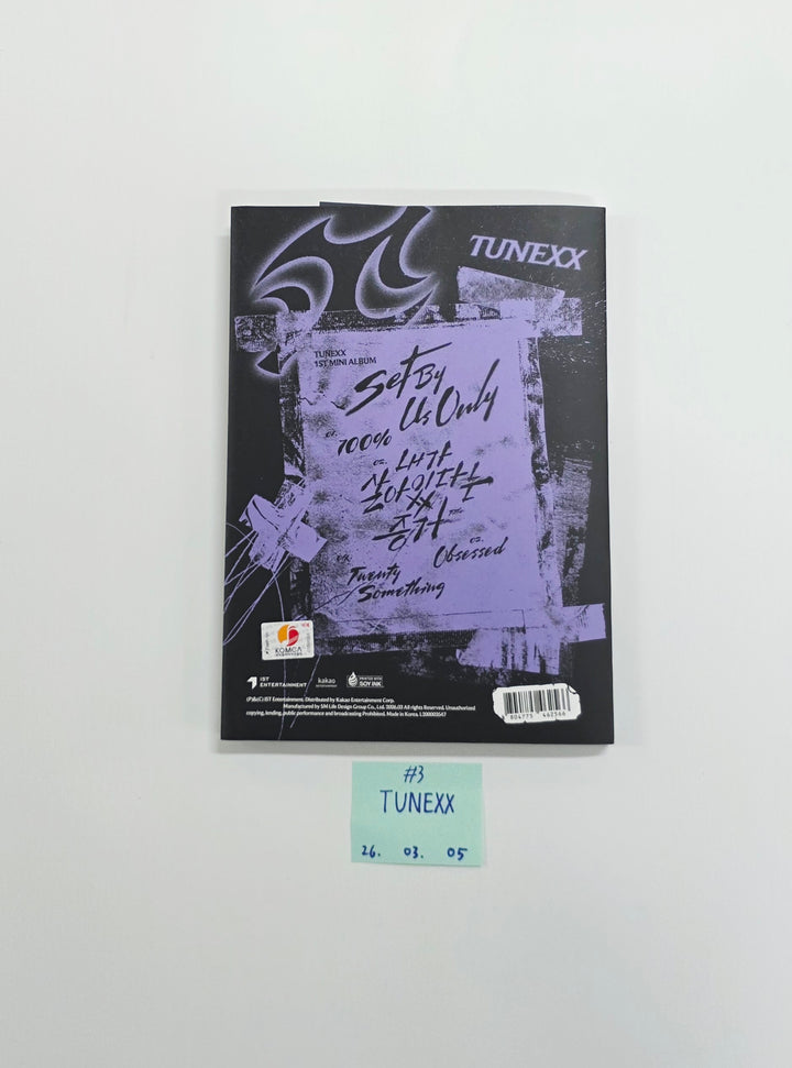 TUNEXX "SET BY US ONLY" - Hand Autographed(Signed) Promo Album [26.03.06]