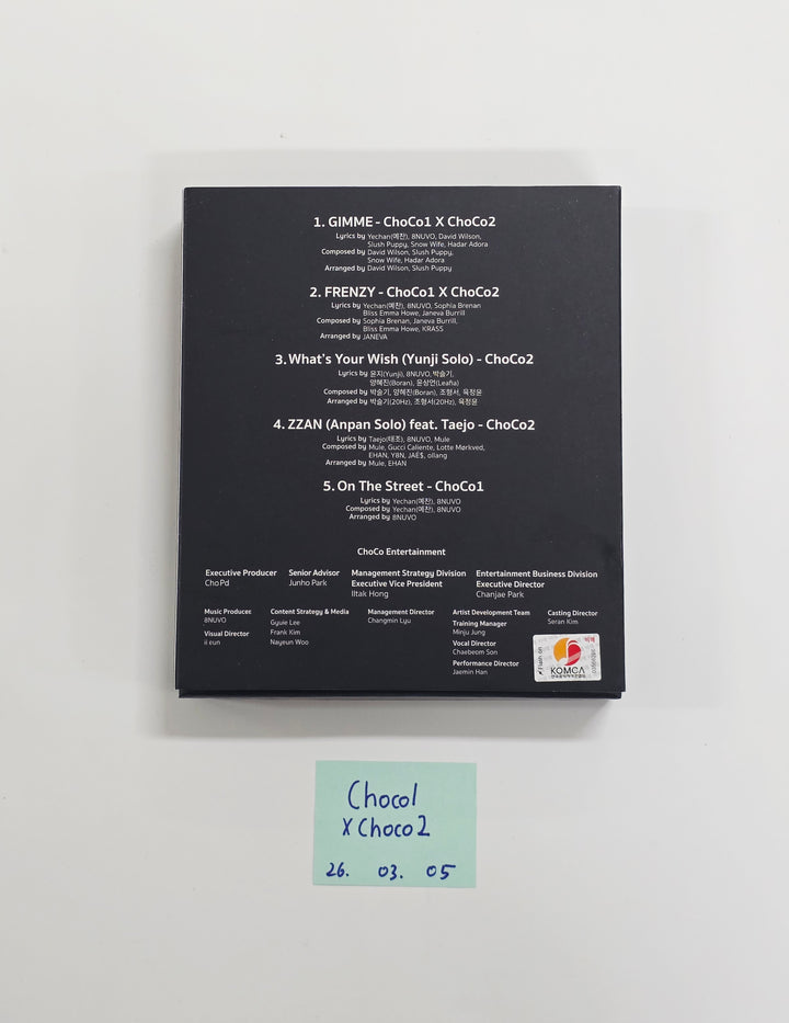 Choco1 X Choco2 "ChoCo La Familia" - Hand Autographed(Signed) Promo Album [26.03.06]