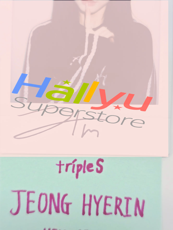 HYERIN (of TripleS) - Hand Autographed(Signed) Polaroid [26.03.06]