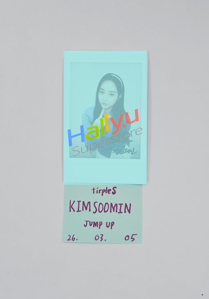 Soomin (of TripleS) - Hand Autographed(Signed) Polaroid [26.03.06]