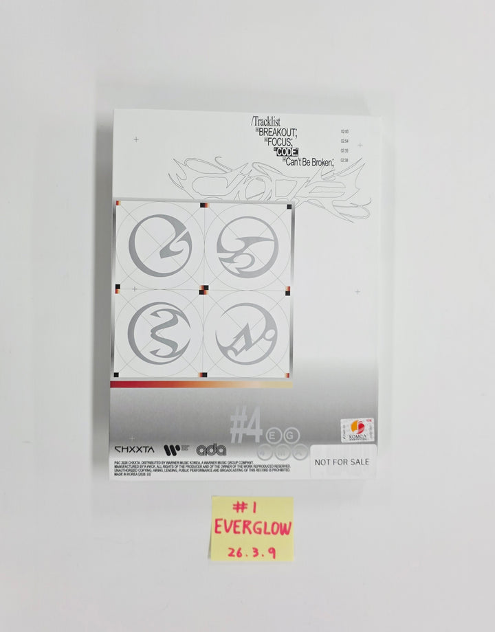 Everglow "CODE" - Hand Autographed(Signed) Promo Album [26.03.09]