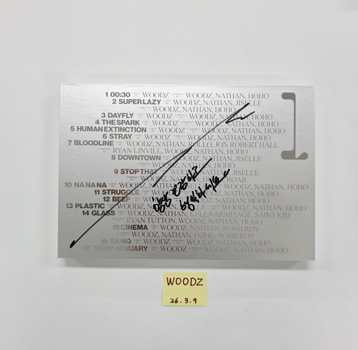 WOODZ "Archive. 1" - Hand Autographed(Signed) Promo Album [26.03.09]
