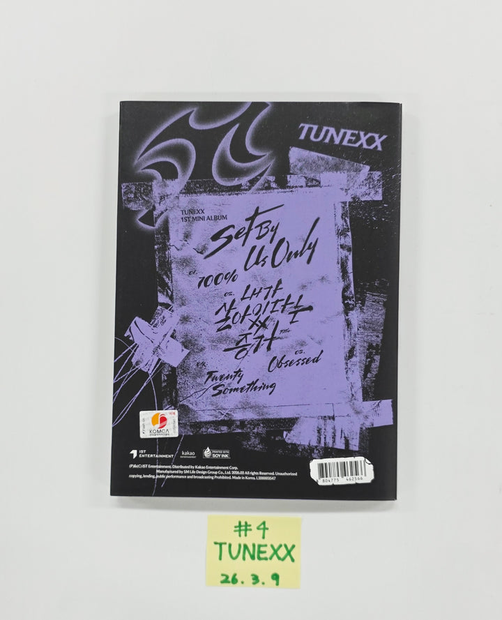 TUNEXX "SET BY US ONLY" - Hand Autographed(Signed) Promo Album [26.03.09]