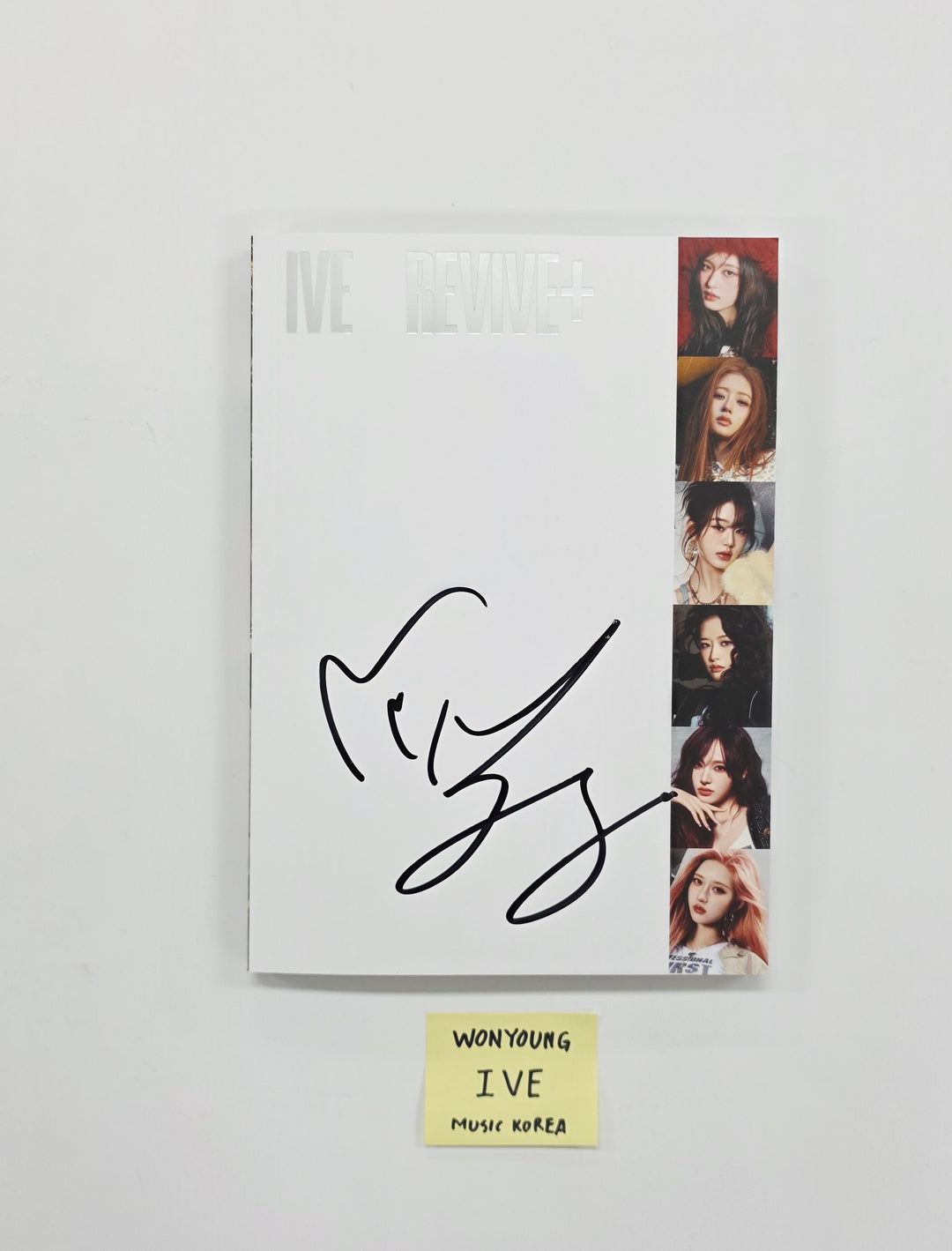 Wonyoung (of IVE) "REVIVE+" - Hand Autographed(Signed) Album [26.03.09]