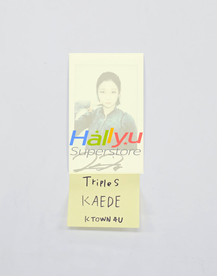 KAEDE (of TripleS) - Hand Autograhped(Signed) Polaroid [26.03.10]
