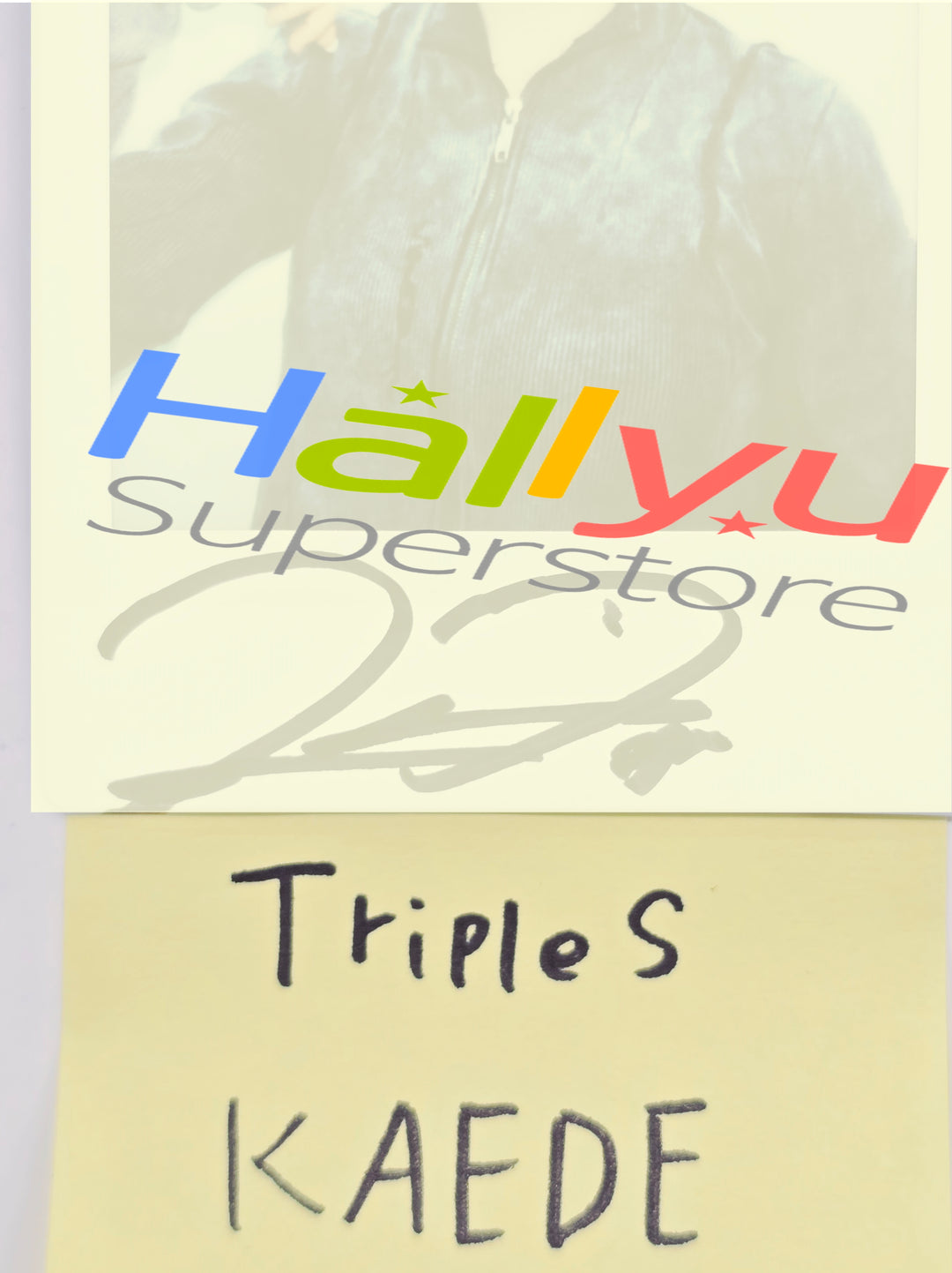 KAEDE (of TripleS) - Hand Autograhped(Signed) Polaroid [26.03.10]