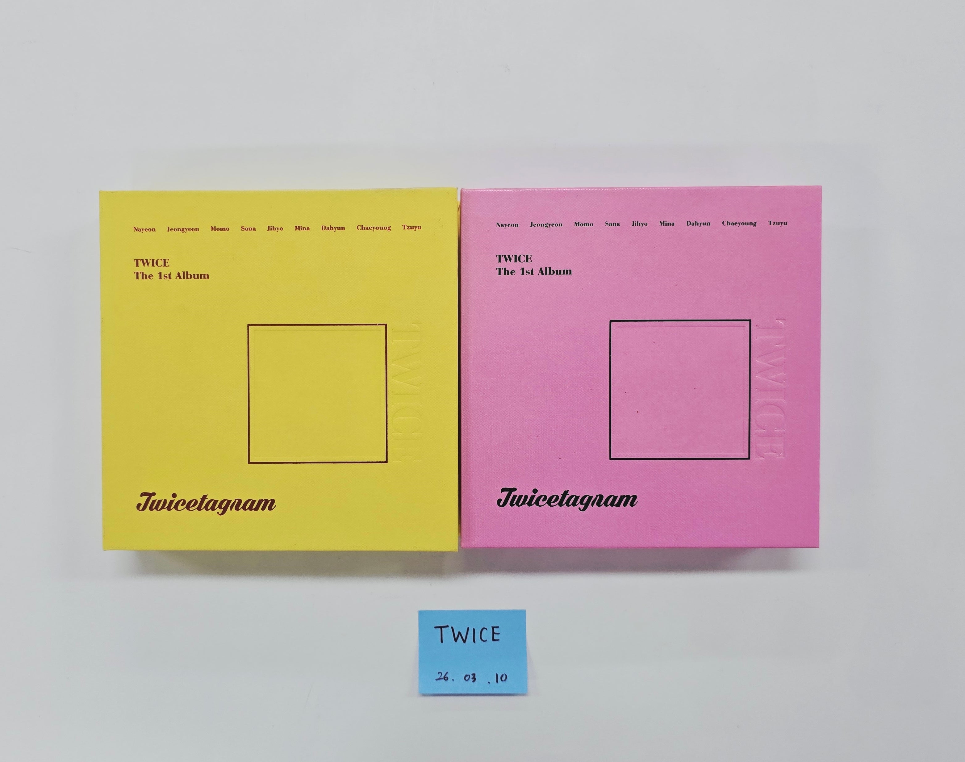 TWICE 1st Album Twicetagram サイン入り TWICE 