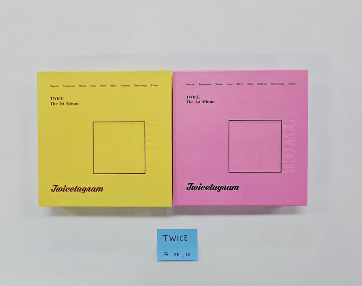 TWICE "Twicetagram" - Hand Autographed(Signed) Promo Album + non-autographed album [26.03.10]