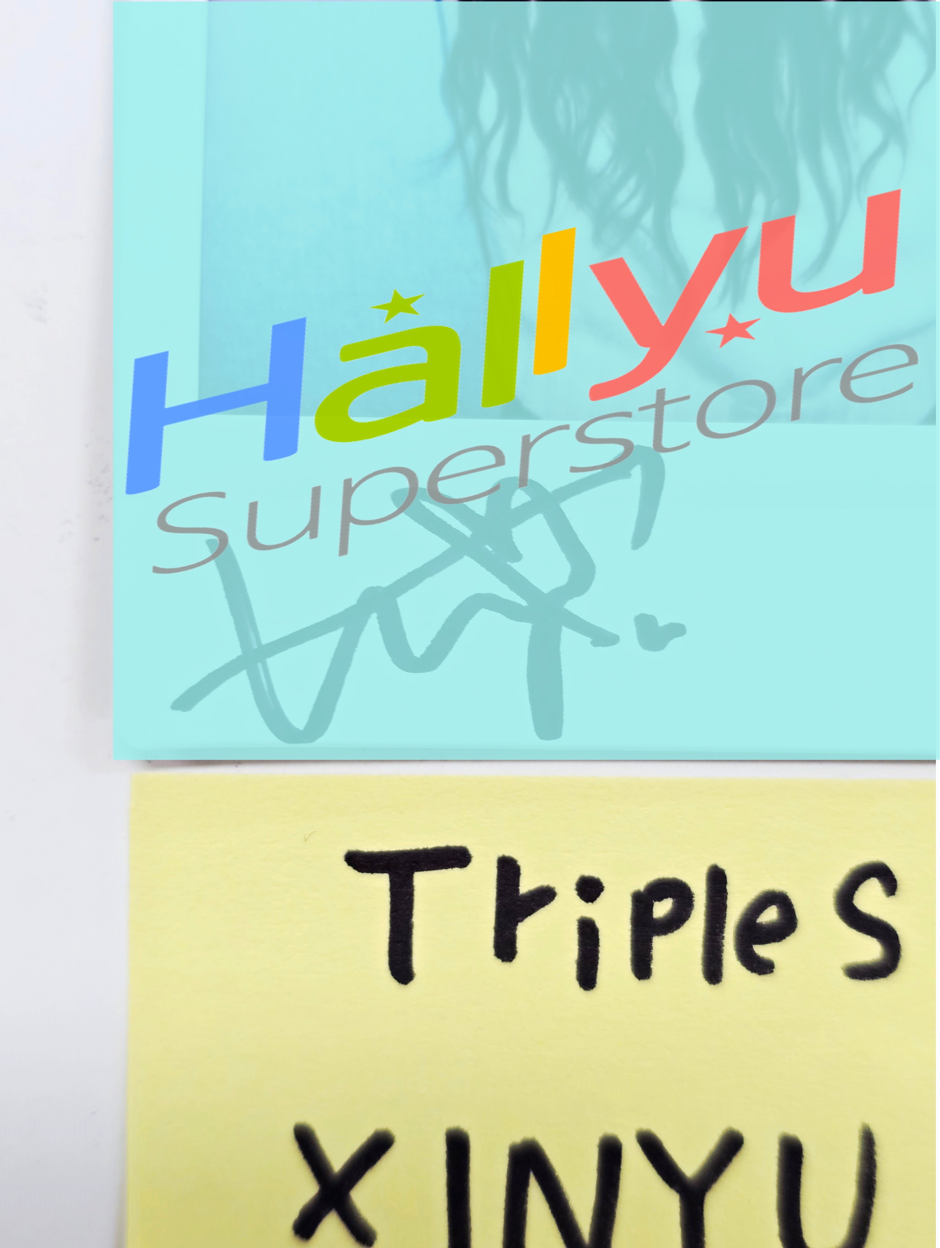 tripleS 直筆サイン ユニットポラロイド シオン ニエン ソルリン XINYU (of TripleS) - Hand Autographed(Signed) Polaroid [26.03.11