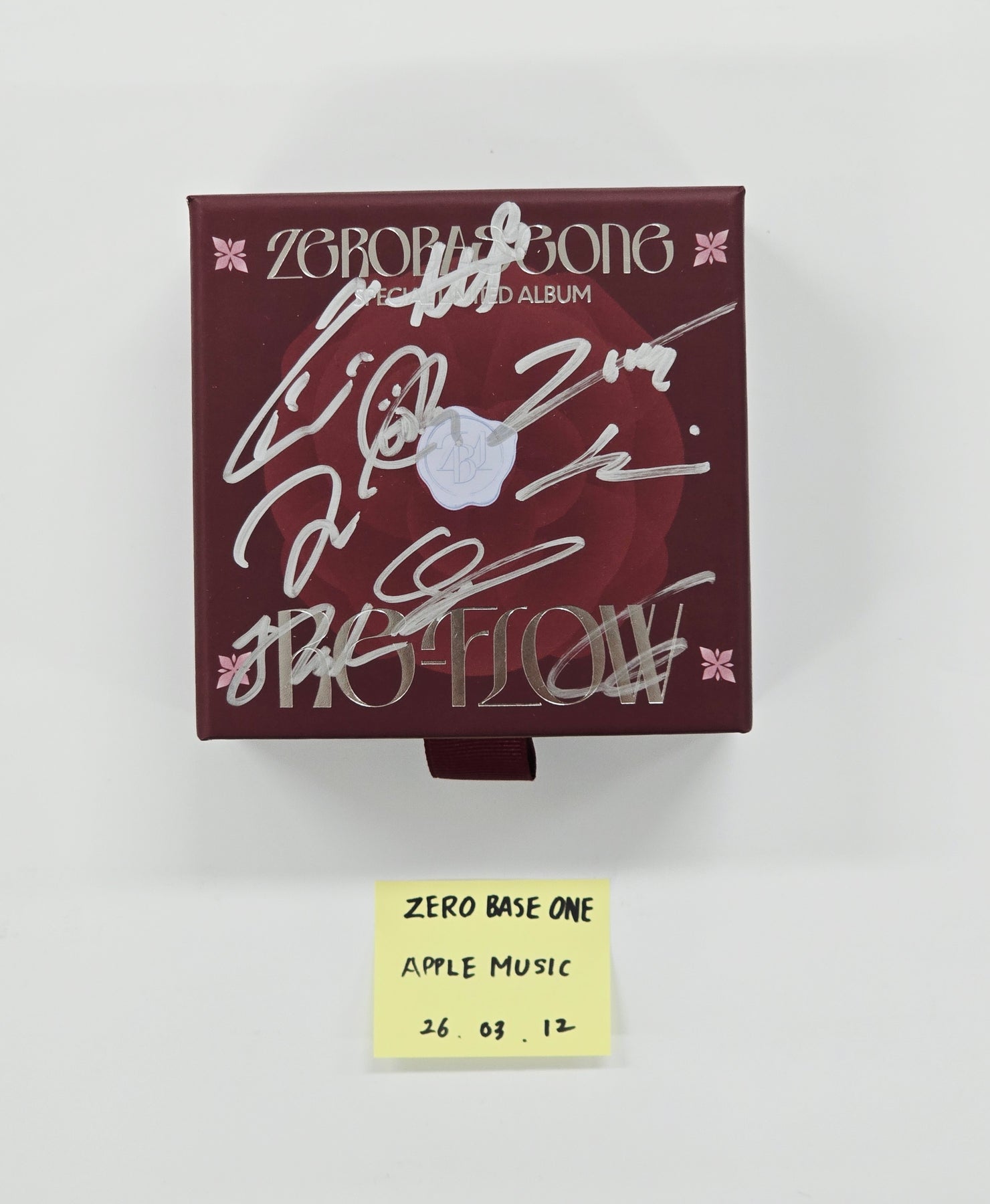 zb1 AND2BLE アルバム re-flow 直筆サイン入り KakaoTalk_20260312_164338762_0