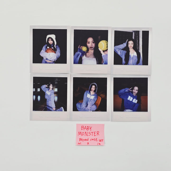 BABYMONSTER "REALLY LIKE YOU" - Broadcast Polaroid type Photocard Set [26.03.12]