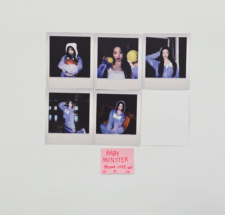 BABYMONSTER "REALLY LIKE YOU" - Broadcast Polaroid type Photocard Set [26.03.12]