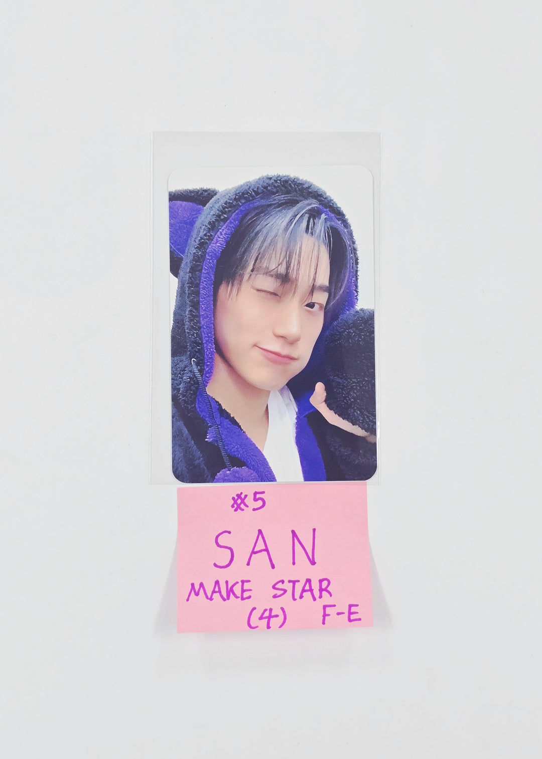 ATEEZ "GOLDEN HOUR : Part.4" - Makestar Fansign Event Photocard R 2 [POCAALBUM Ver.] [26.03.12]
