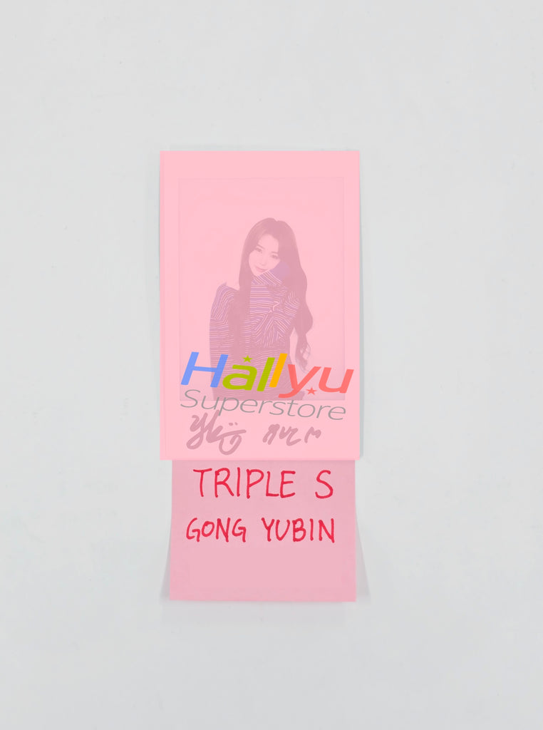 tripleS YuBin ユビン 直筆 サイン ポラロイド チェキ YUBIN (of TripleS) - Hand Autographed(Signed) Polaroid [26.03.12